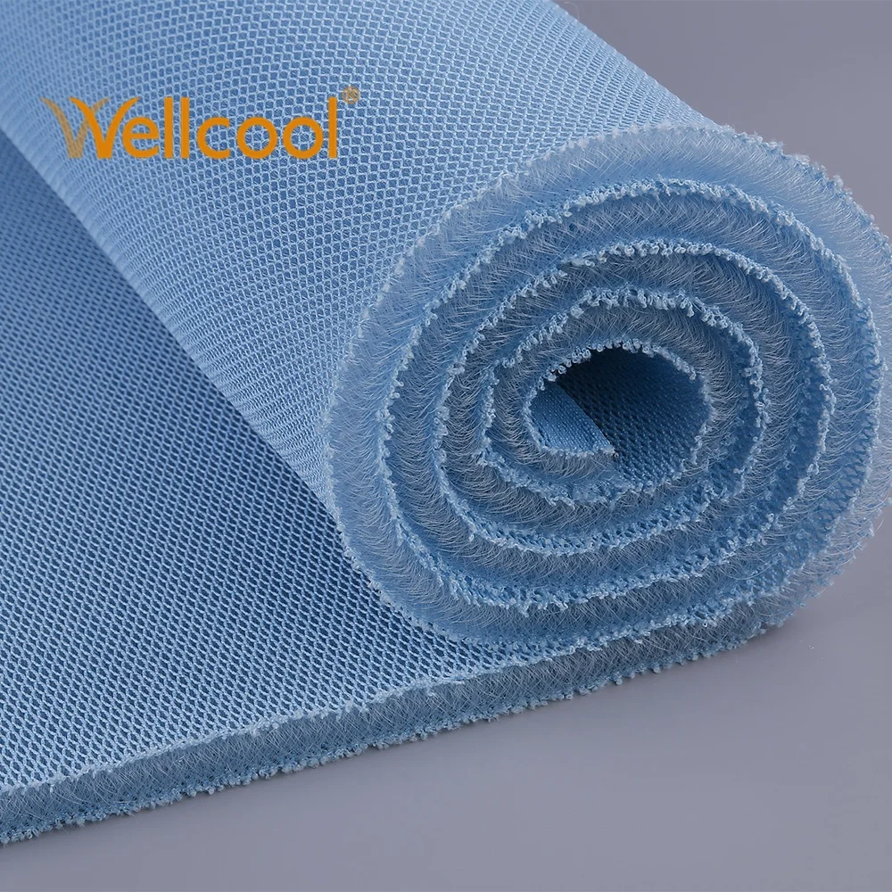 Оптовая продажа синий слезоточивый 230 см Ширина 15 мм толщина 3d сетки воздуха ткань для анти пчелы костюм