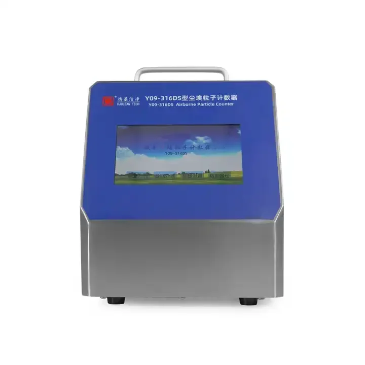 HJCLEAN  28.3L/Min 0.3 0.5 1.0 3.0 5.0 10.0um Flow Airborne Particle Counter