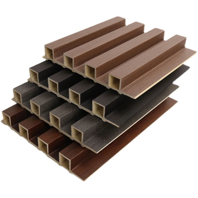 Decorative Wooden Grill Wall Panels Hot Sell Fluted Wall Panel Fluted Wall Panel Cladding Black