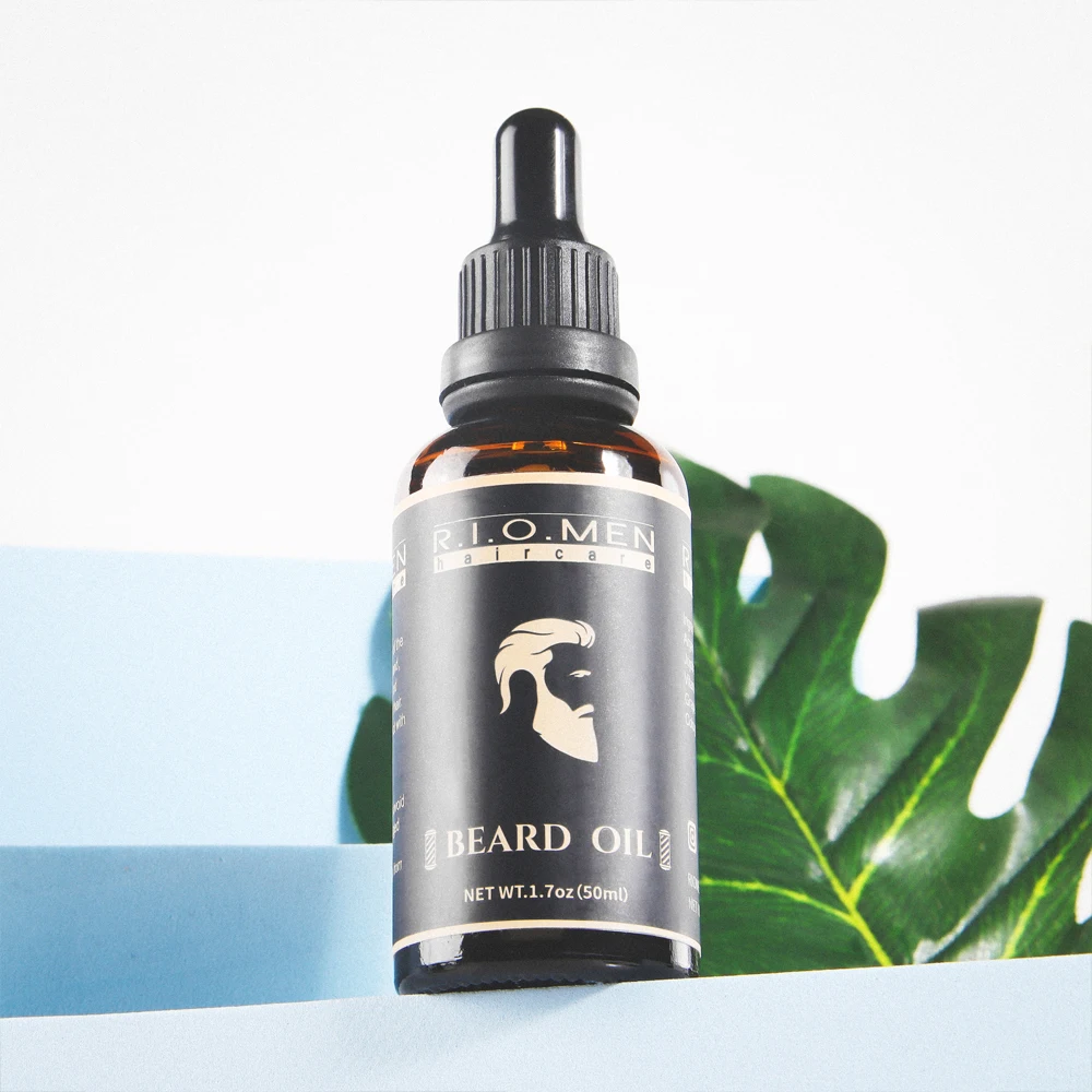  Private Label Custom OEM Dropshipping Natural Organic Vegan Men Gift Set Beard Growth Oil And Balm