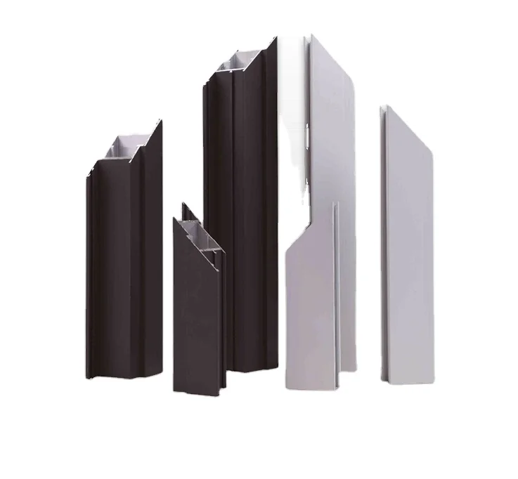 Cheap price and top grade wood finish aluminum window 50*50 40*40 aluminium profile window frame