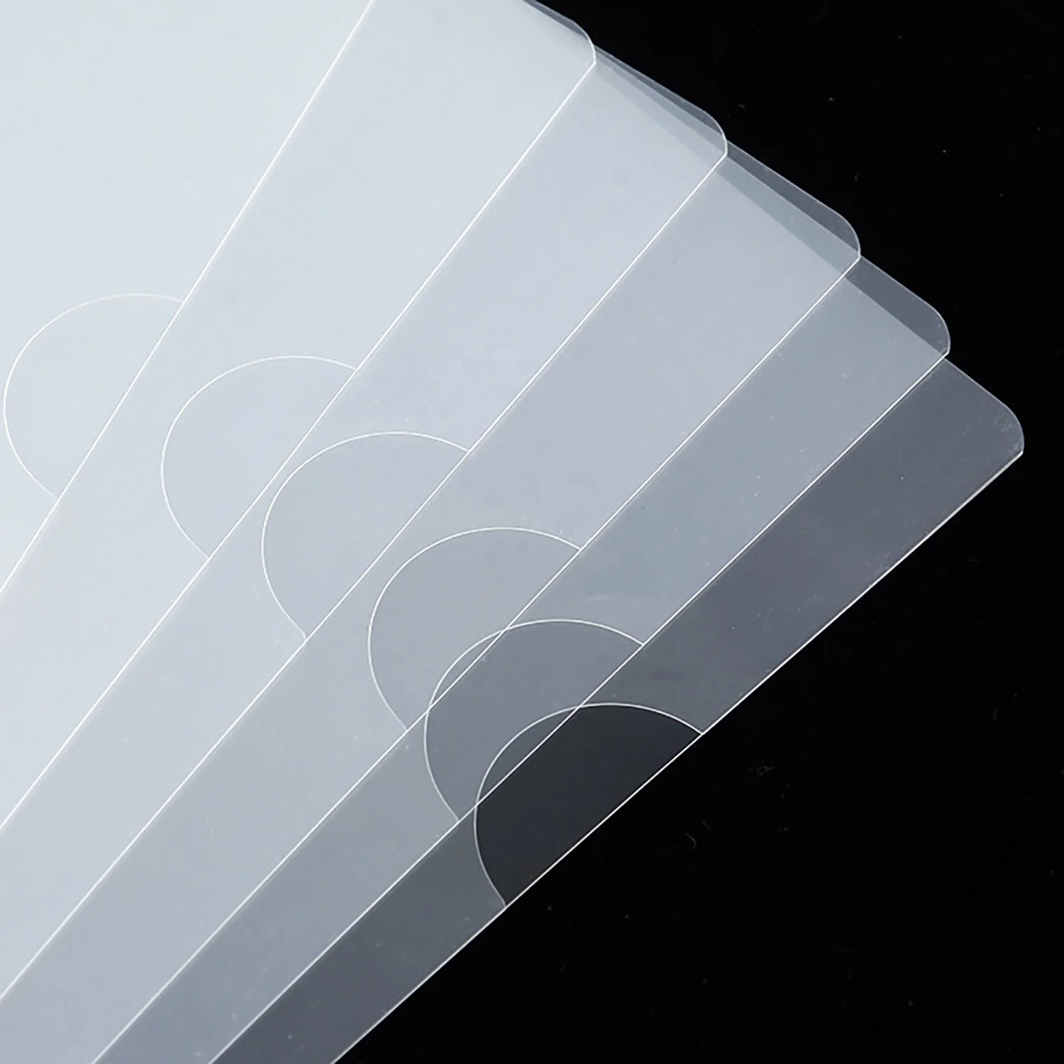 Customized Transparent Document Bag Office Supplies L Shape Pocket A4 PP Plastic File Folder