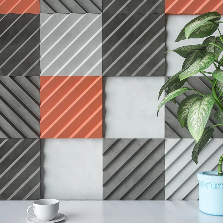 High Quality Creative Concrete Sticky Wall Tiles For Indoor Wall Decoration Interior Wall Tile Price 1Buyer