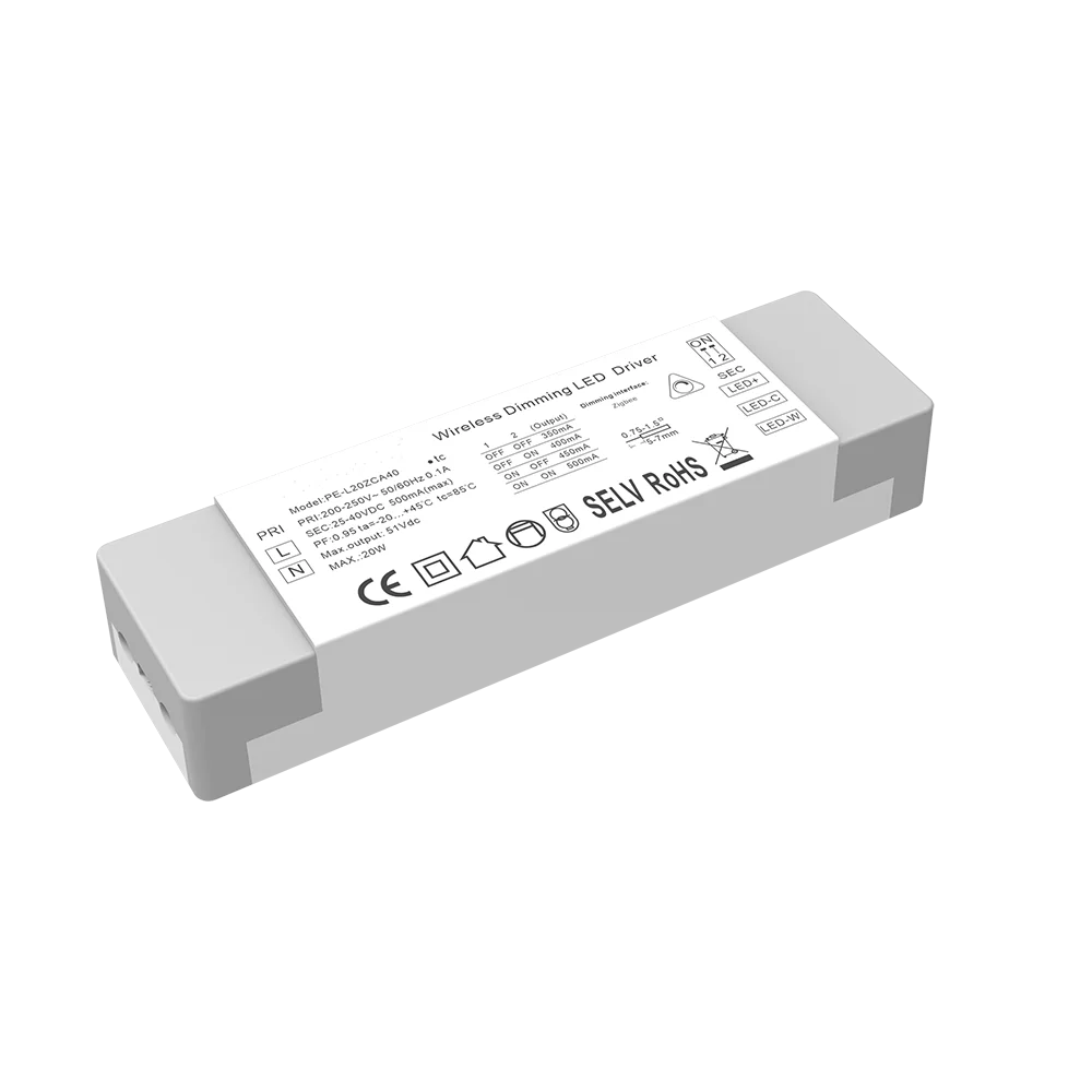 Zigbee smart control CCT регулируемый круглый светодиодный драйвер