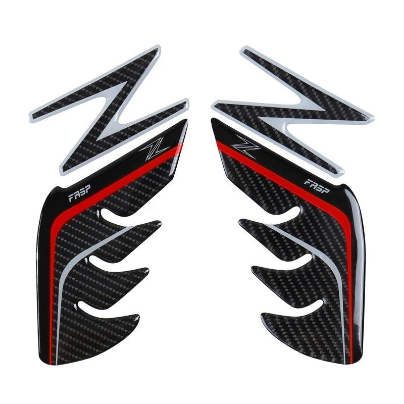 Боковая подкладка для бака мотоцикла kawasaki 5D из углеродного волокна под заказ подкладка для бака переводная картинка Прямая поставка товаров