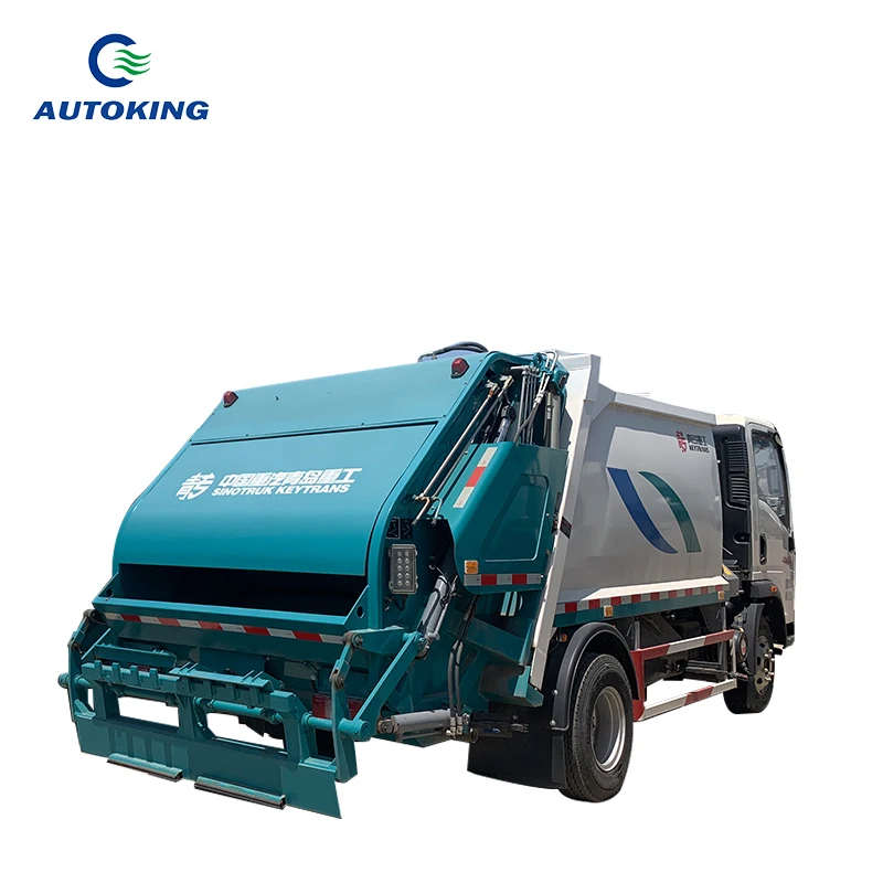 New  electric garbage truck 12 cubic metre garbage collection Compact Refuse Collection Vehicle for sale
