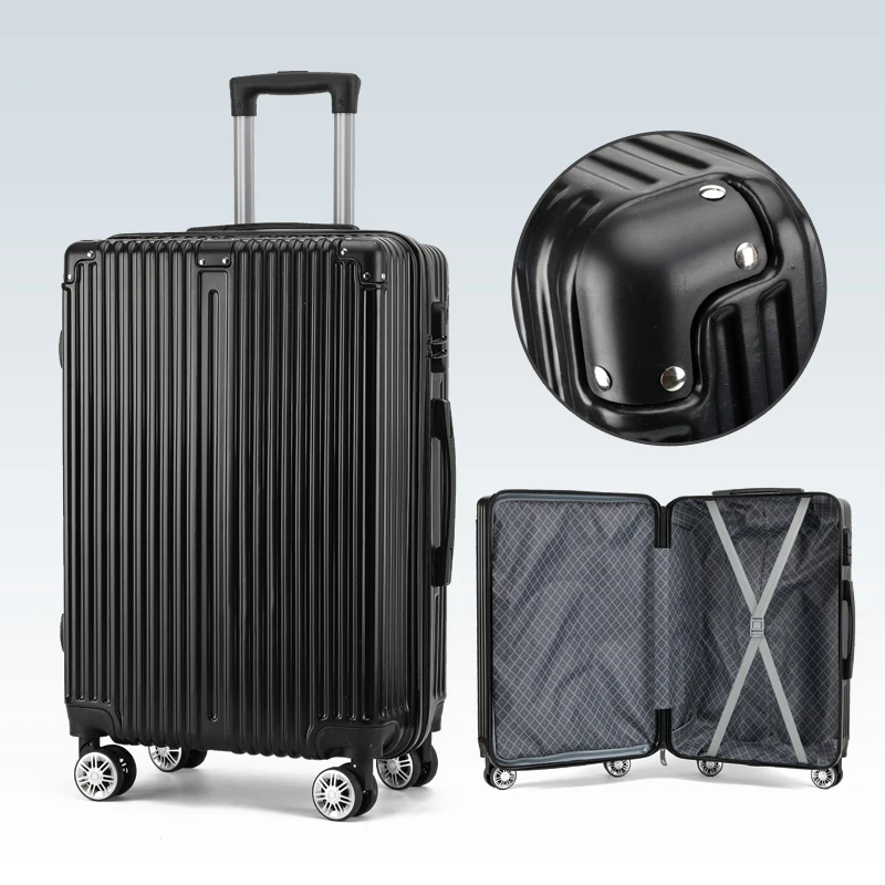 A LAMBDA OEM ODM Custom 4pcs 3 Pcs Set Wheels Decent Trolley Bags Luggage Manufacturer Unique Travel Luggage Sets Unisex Spinner