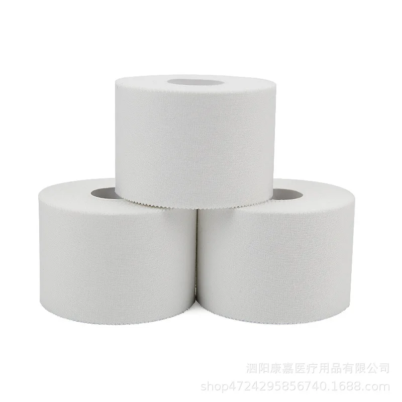 Cotton Zigzag Sports Gym Fitness Wraps Support Tape White Muslin Kinesiology Muscle Athletic Protect Tape