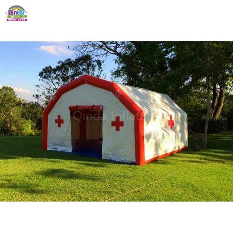 
Outdoor Inflatable Medical Rescue Tent Command Fire Relief Resident Decontamination Emergency Tent 