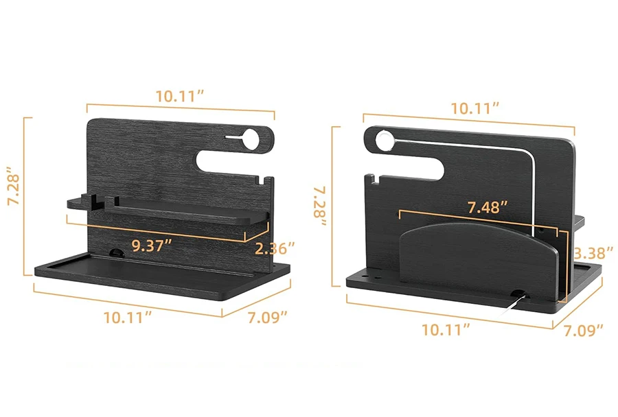 Phone Docking Station Charging Station Holder Desk Organizer for Cell Phone Watch Tablet OEM ODM Accept
