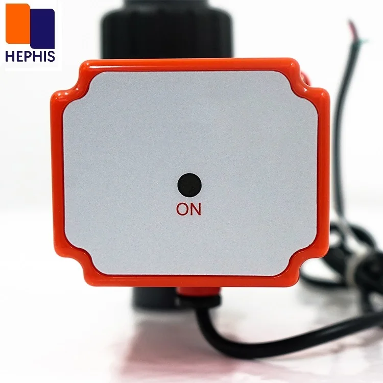 PPO Double True Union Electric Ball Valve 2 Ways Motorized Ball Valve For Chemicals Fluid/ Water Treatment