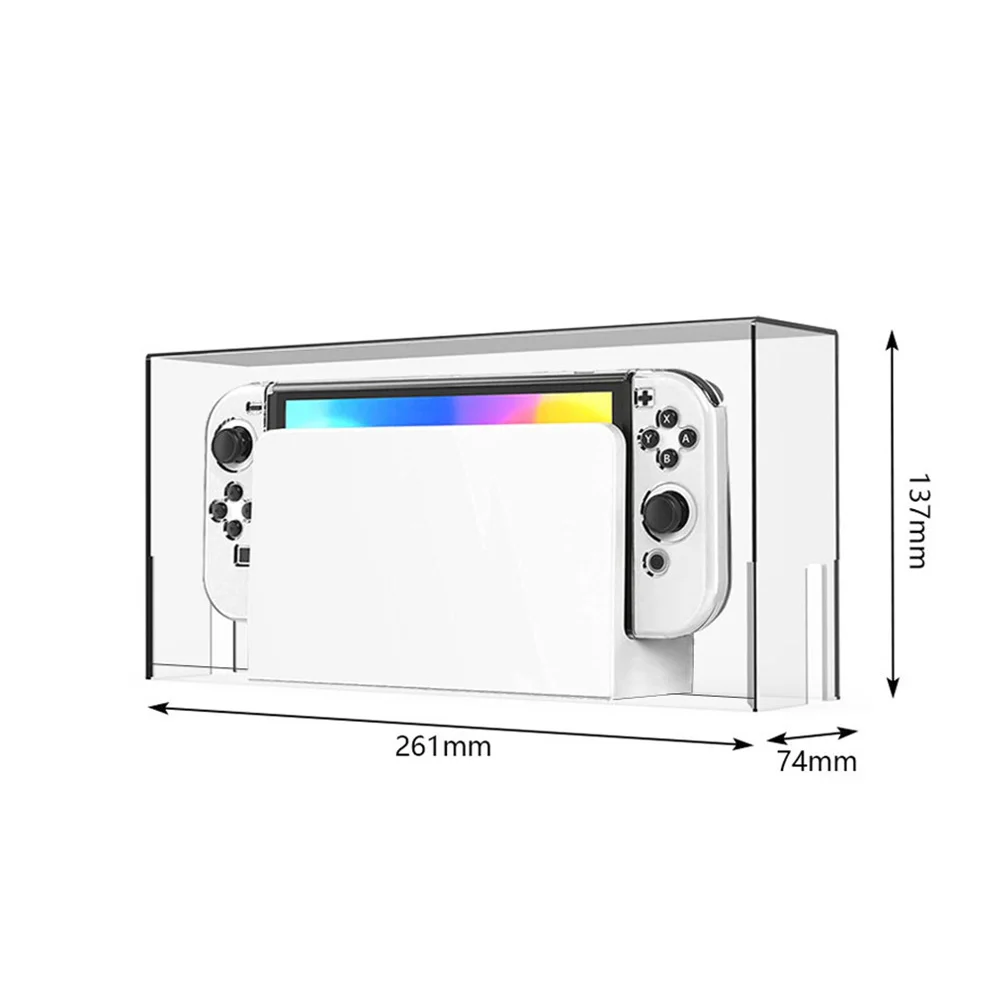 Прозрачный защитный чехол акриловый для Nintendo Switch Gameboy