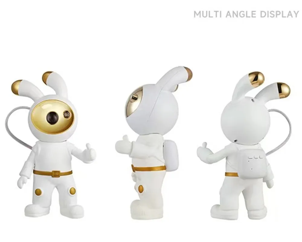 Multi-color Ocean Wave Rotatable Cute Rabbit Star Projector Galaxy Light Projector for Home Theater Party