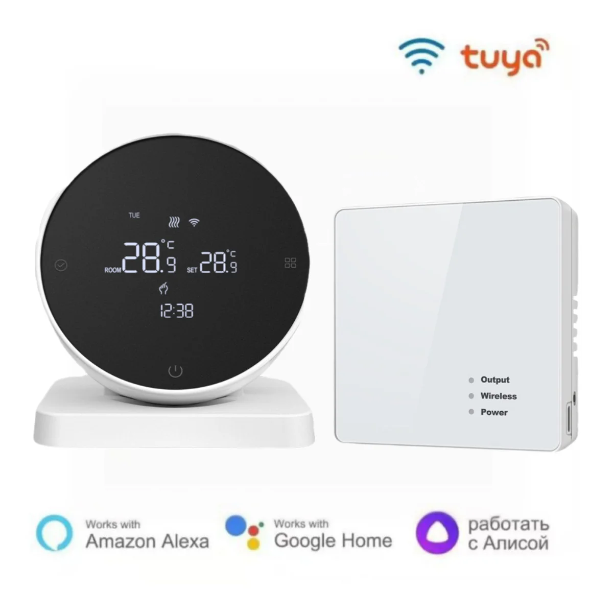 Wifi Smart Home Room temperature controller Programmable RF Wireless Thermostat For Gas Boiler heating