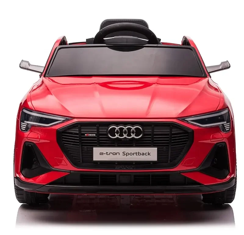 Новый лицензированный автомобиль e-tron для детей с дистанционным управлением на аккумуляторе 12 В