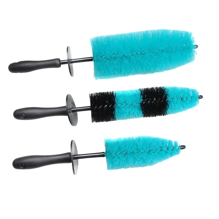 Heavy-Duty automotive detailing cleaning Wheel Brush with Durable Stiff Bristles for Efficient Cleaning