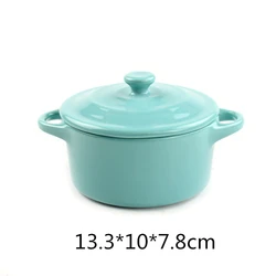 Большая суповая дешевая многоразовая круглая Салатница и крышка