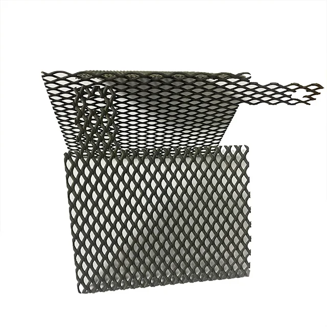 Titanium anode mesh and iridium-coated-titanium-mesh anode electrode for water electrolysis