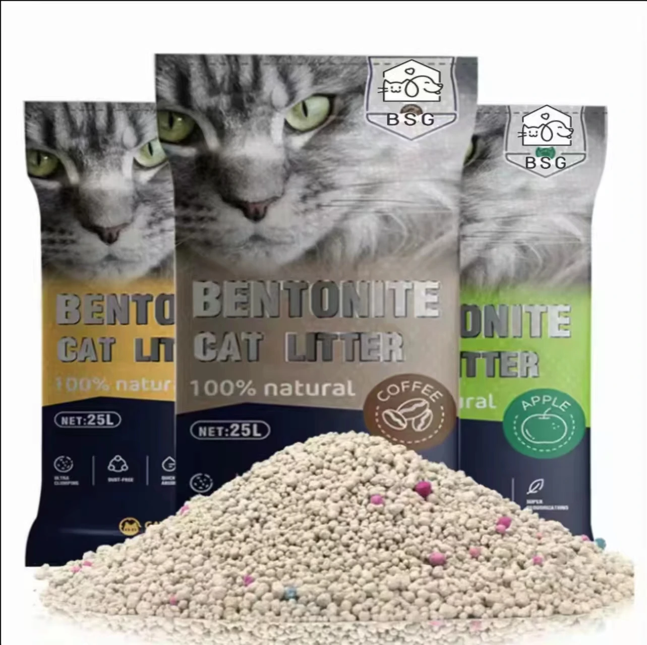 Best selling products  high quality tofu cat litter cat sand  bentonite cat litter