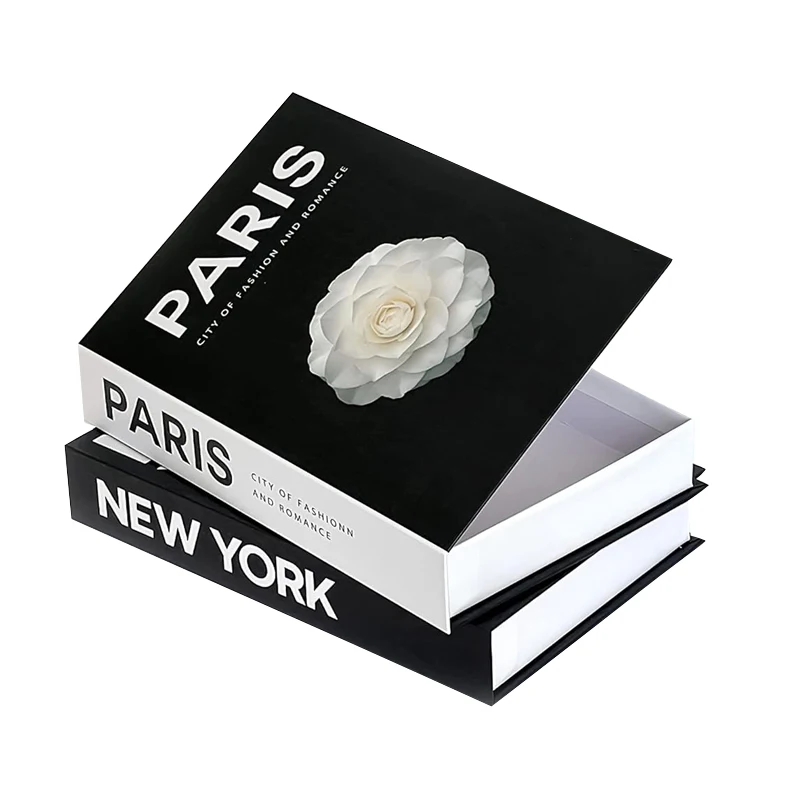 Personalized Real Hardcover Decorative Books Home Decor Coffee Table Fakes Book