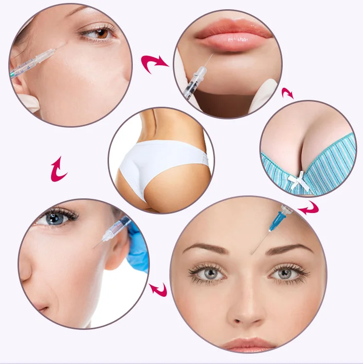 
Good Quality HA Dermal Filler Hyaluronate Acid Gel 2ml for Lip Enhancement 