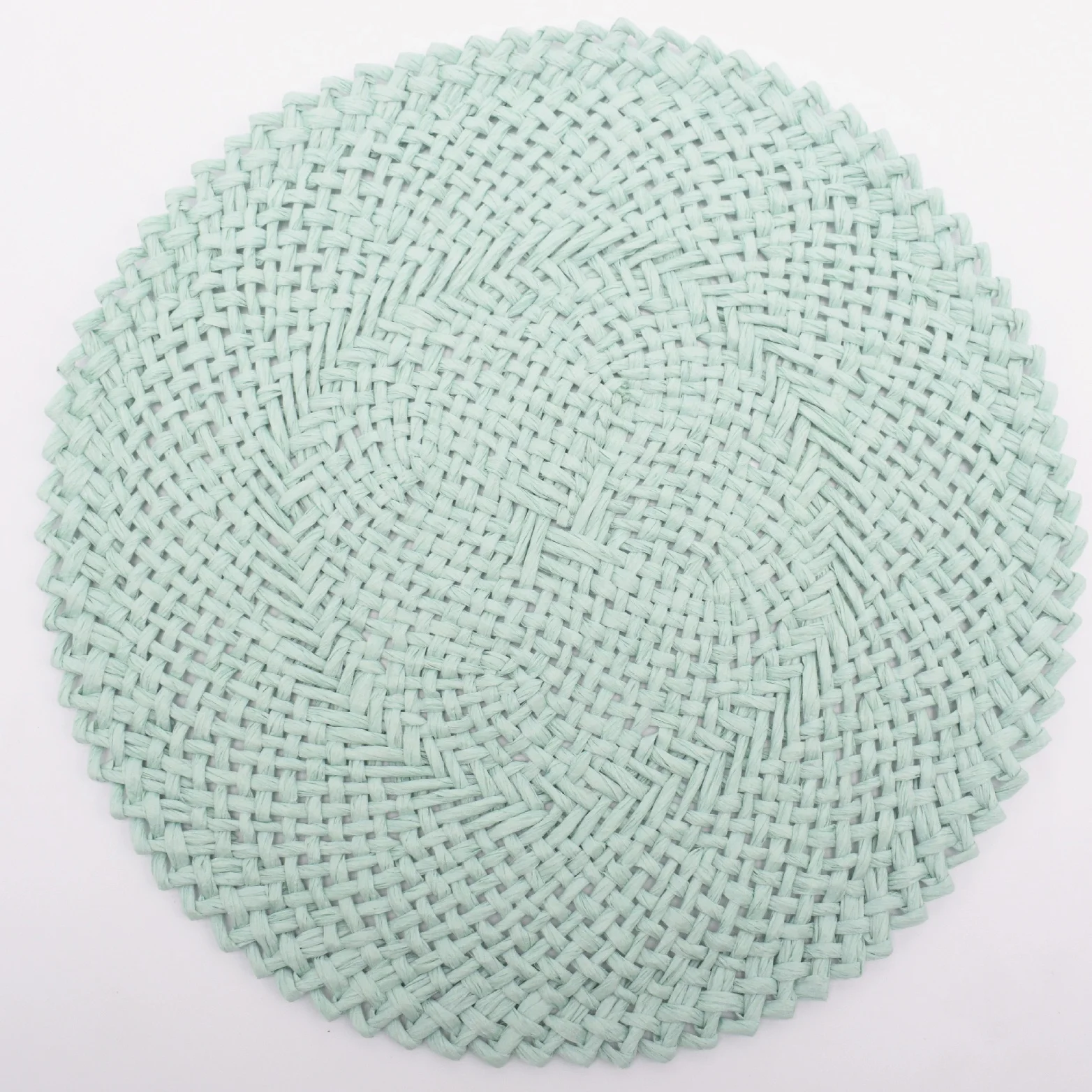 Factory cheap price paper woven table mat handmade weaving place mat