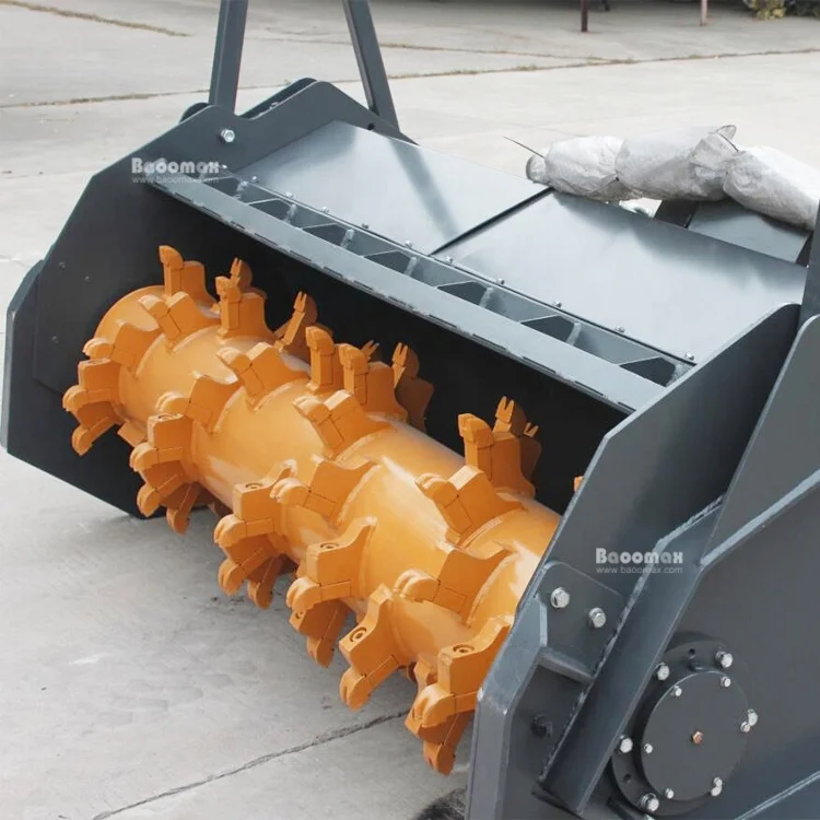 Hot sale manufacture supply skid steer attachments skid steer loader mulcher forestry mulcher