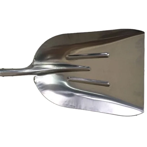 2022 snow shovel material aluminum with wooden handle and fiber glass handle