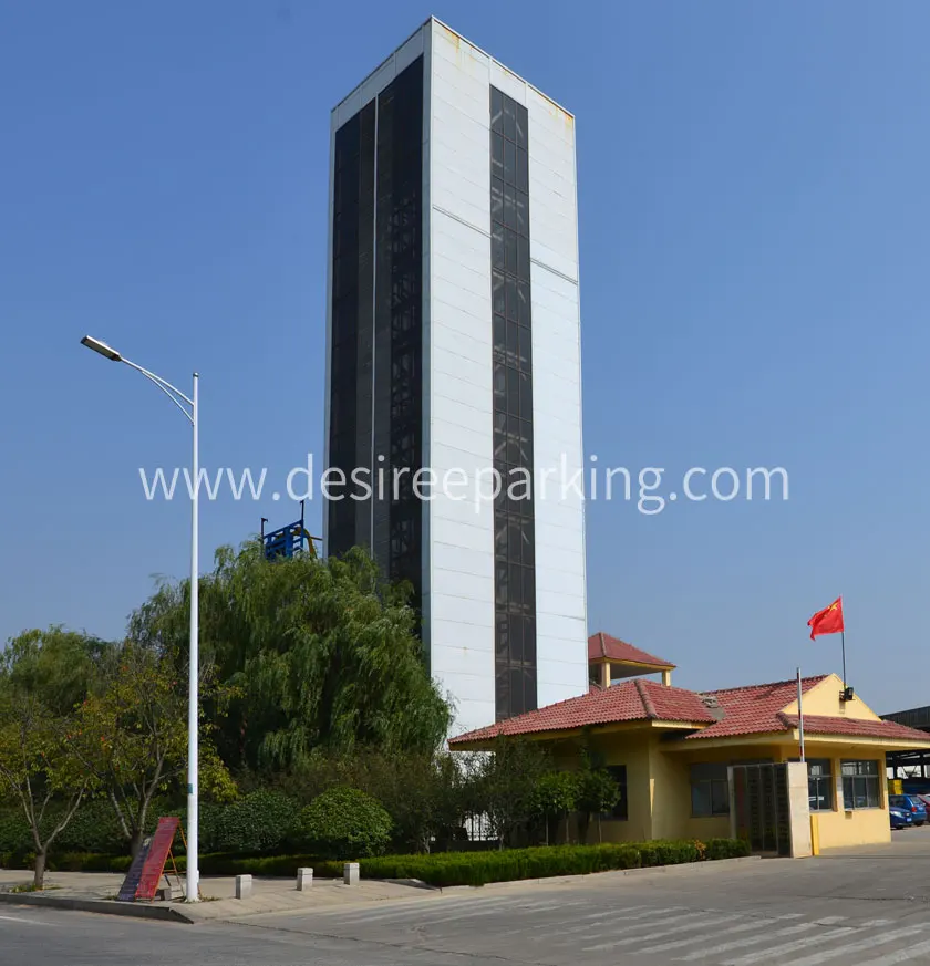 CNC Exchange High Levels High Speed Mechanical Car Tower Parking System / Stacker Parking Rotary Parking