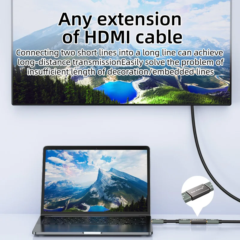 Guangdong Manufacturer 4k*2k Gold Plated Signal Amplifier repeater Female Extender Booster HDMI Converter  for Computer