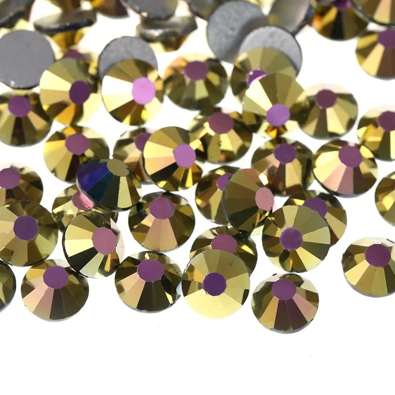 Meiyin Meilin Glass rhinestone Flat back non hotfix crystal rhinestones for DIY sublimation blanks Decoration