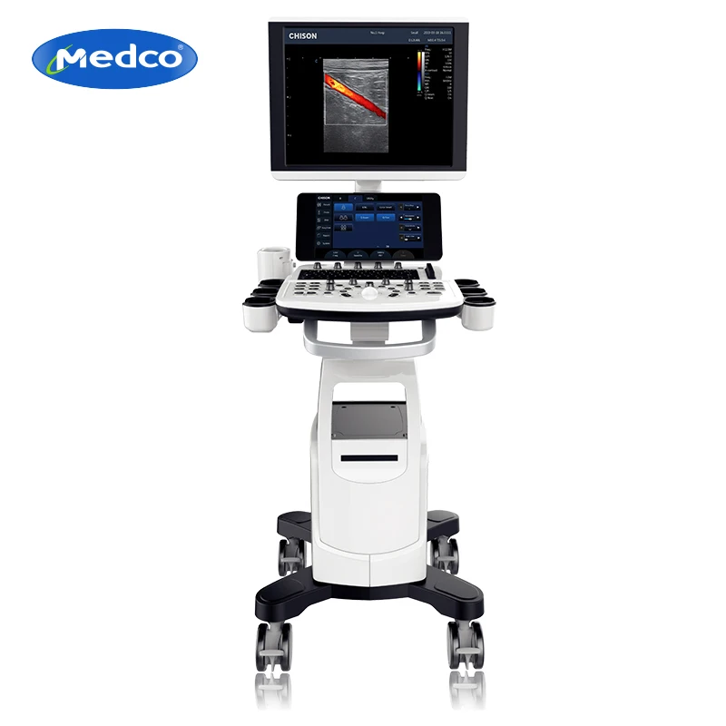 CBIT6 4D 5D Cart Color 19 Inch HD LED Monitor High Perform Elastographyance Cardiovascular Gynecology Ultrasound Machine