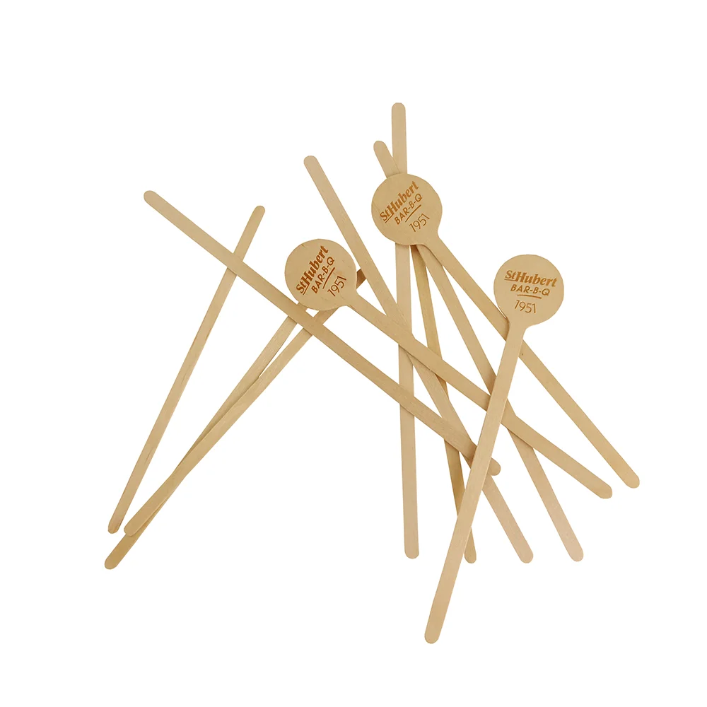 Disposable Individually Paper Wrapped Wood Coffee Stirrers