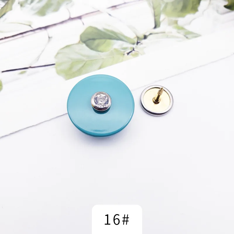 Women Removable Hoodies Pivot Button Side Crown Pin Bold Plastic Jeans Button