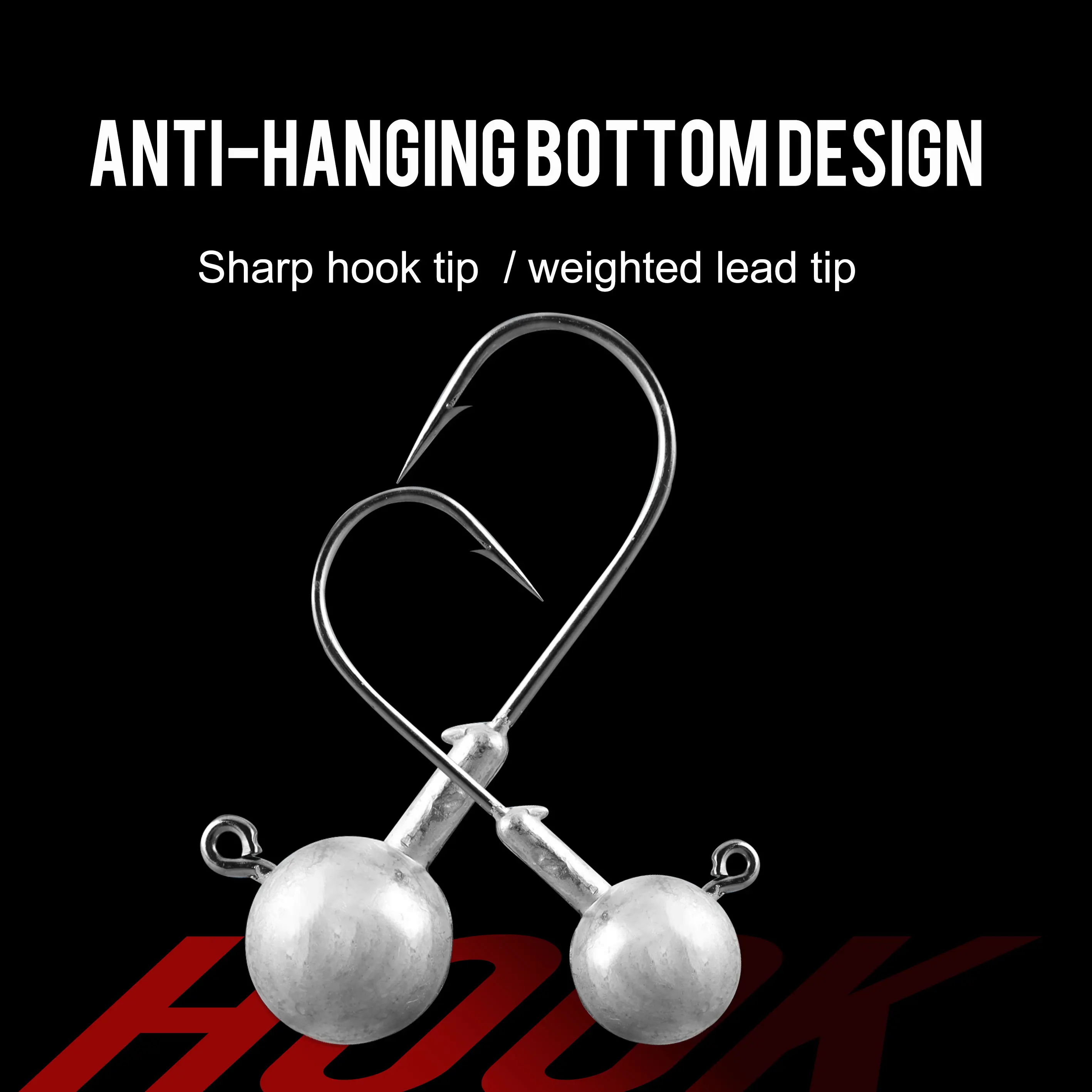 Custom 74 pcs Luya reel tail double sided box soft fishing lure bait lead head hook set Accessories