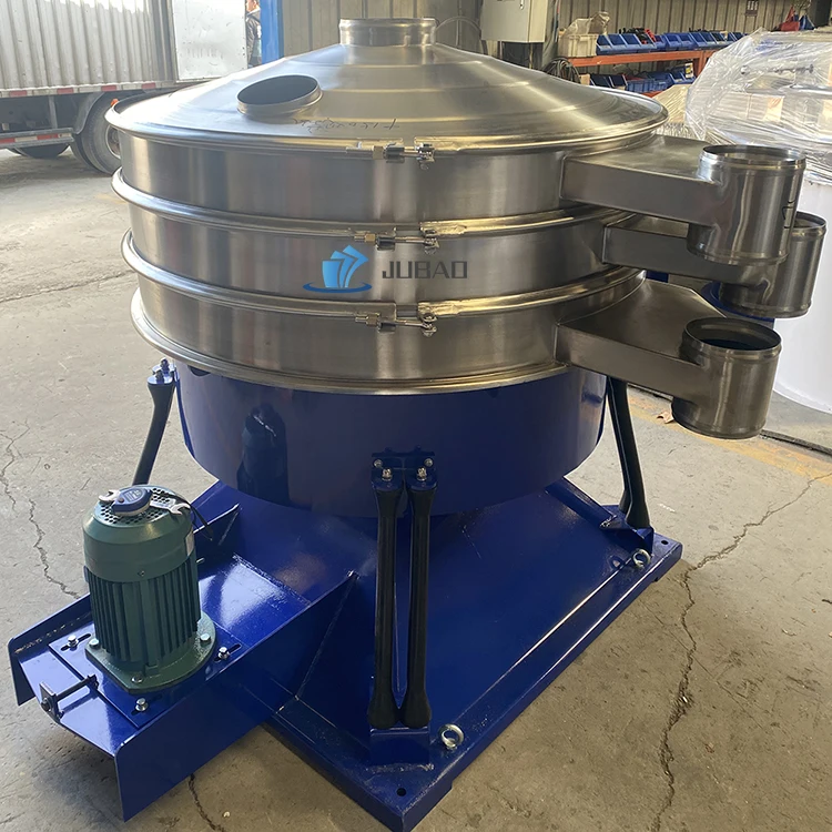 Rubber particle screening vibration equipment manufacturer all 304 material swinging screen machine