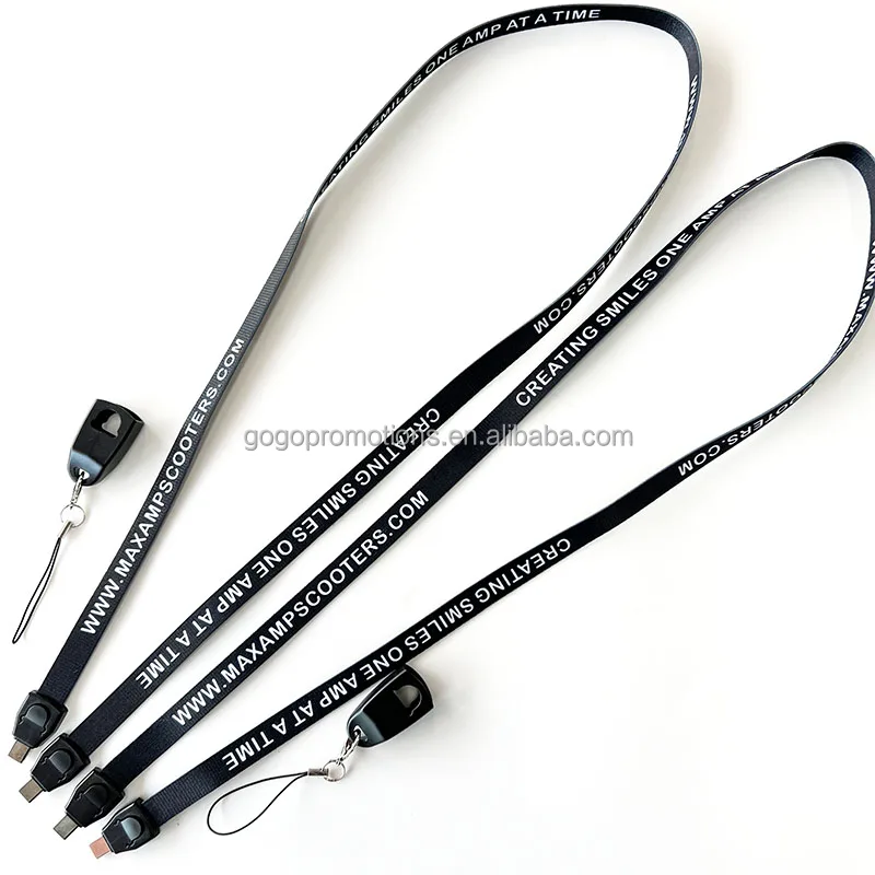 Multi color design Logo mobile phone data cable New Technique and fashion exterior usb cable charging lanyard