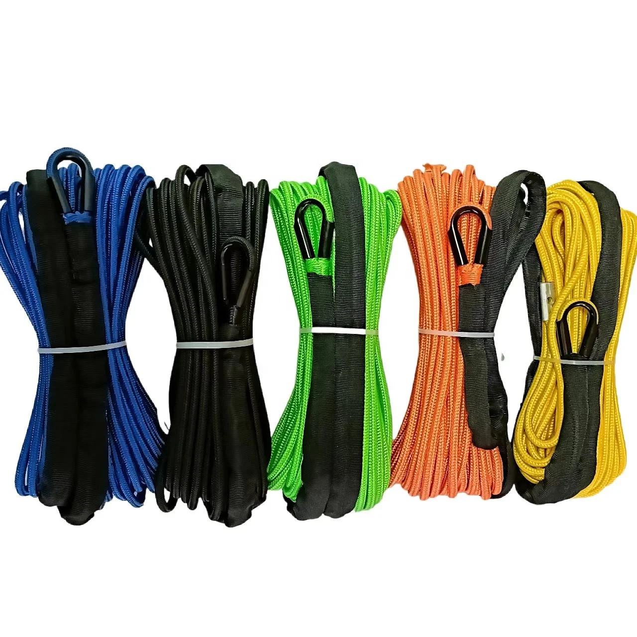 Manufacturers price Hot sale braided UHMWPE synthetic winch rope