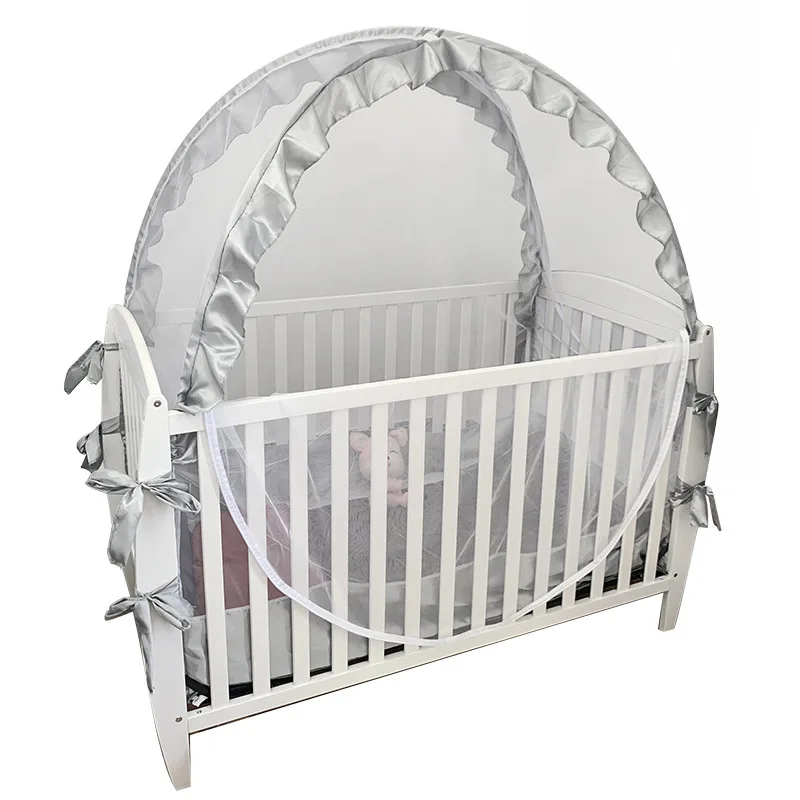 High Quality Foldable Baby Bed Mosquito Net Tent Kids Nursery Crib Canopy Netting