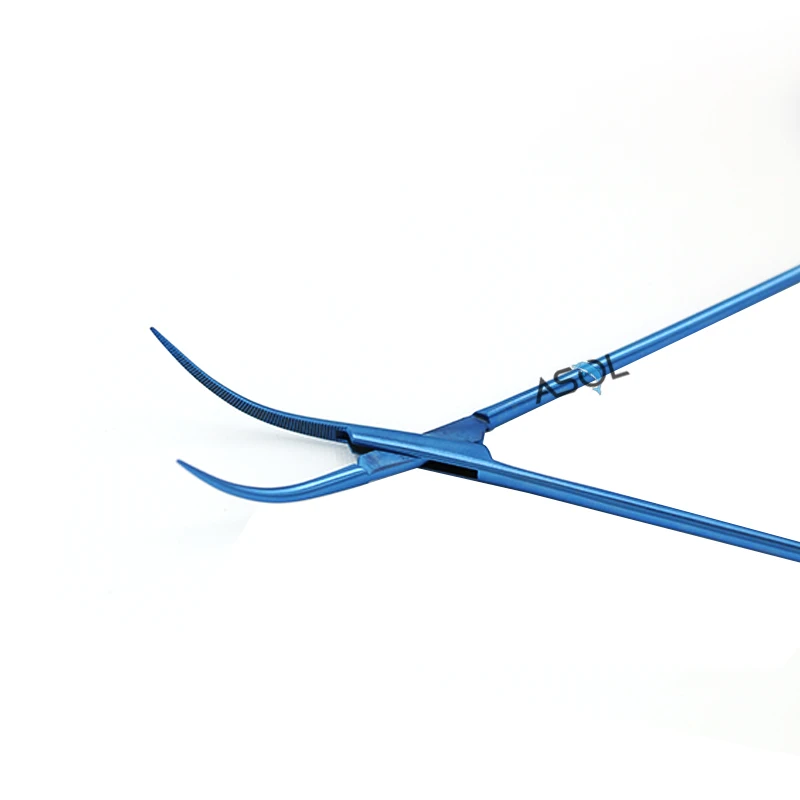 High quality titanium alloy surgical hemostat Mosquito curved straight forceps  surgical instruments