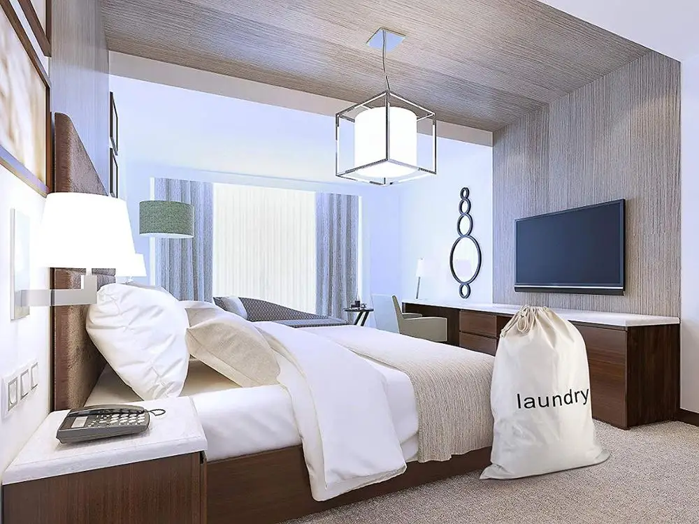 Customized Waterproof Dry Cleaning Nylon Hotel Laundry Bag Polyester Laundry bag