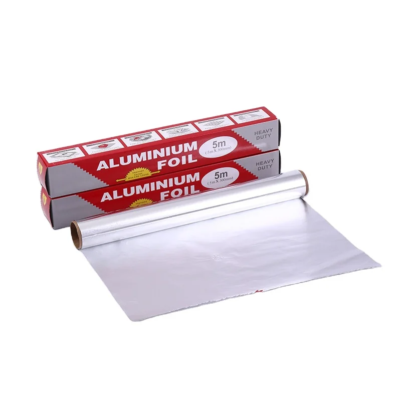 Hot Sale Food Grade 8011 Aluminum Foil Paper 12mic Disposable Rolls for Restaurants Coated Aluminum Foil Sheets