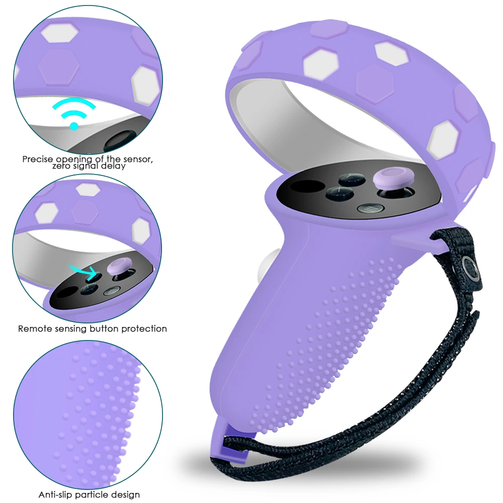 Suitable Vr Accessories Controller Full Set Accessories Knuckle Strap Head Strap Silicone Protection Cover For Oculus Quest 2