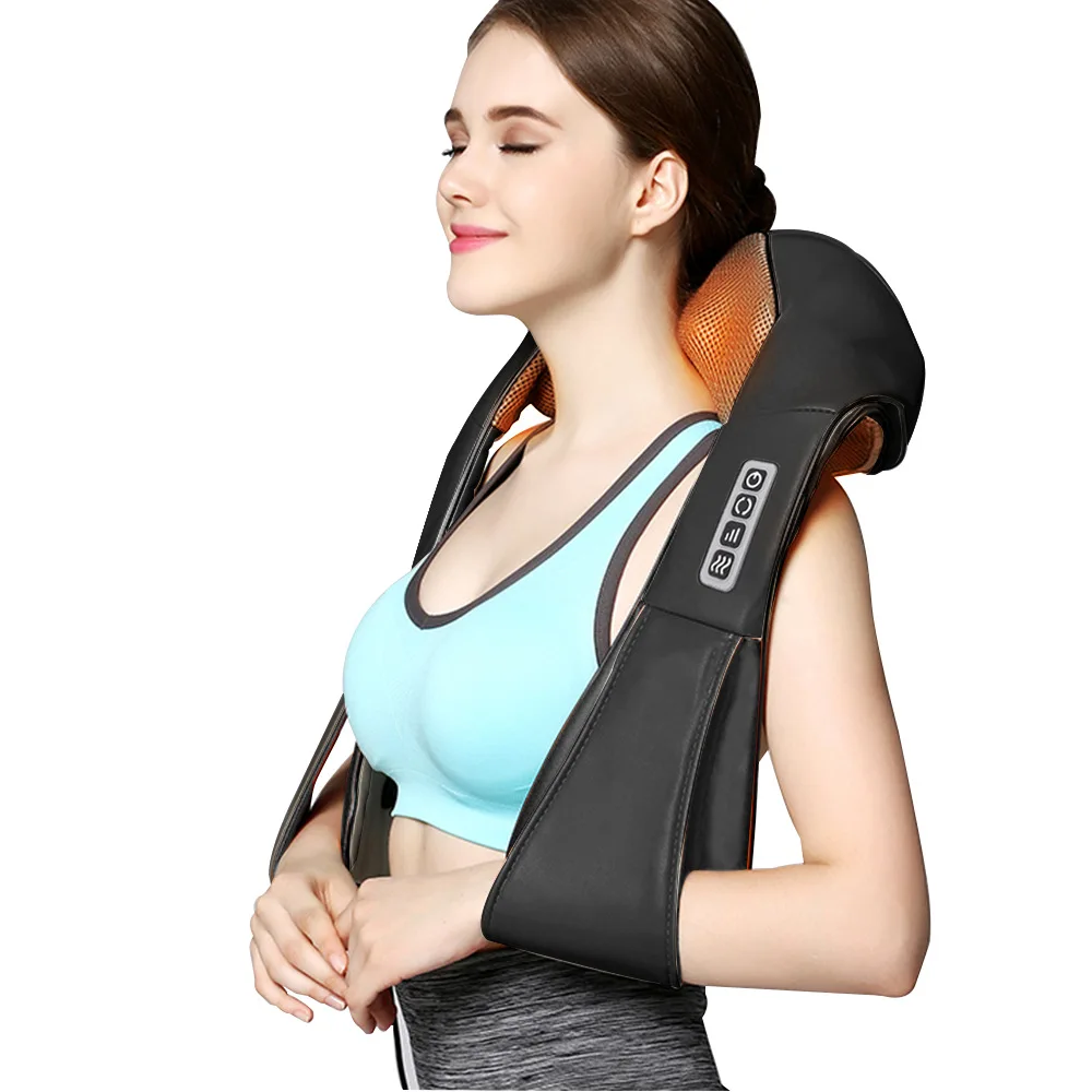 Obestec новый шиацу массажер для шеи Электрический с функцией