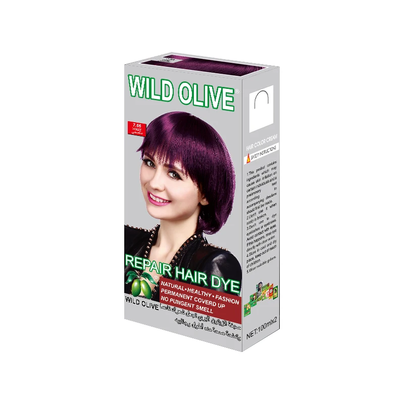 China Manufacturer Black Colorful Fashion Brown Black Hair Dye Shampoo In Hair Dye 60mlx2+10mlsiglook Hair Dye