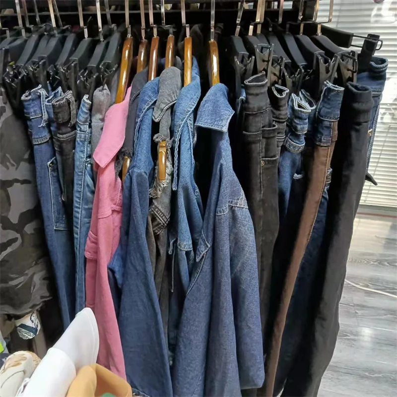 Good Quality Europe Used Clothes Long Worsted Coat Used Brand Clothes For Woman