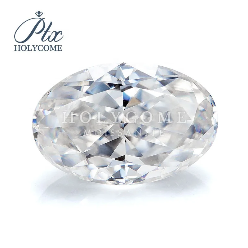 HOT sale best quality cheap crushed ice OVAL white color moissanite iced out moissanites stones
