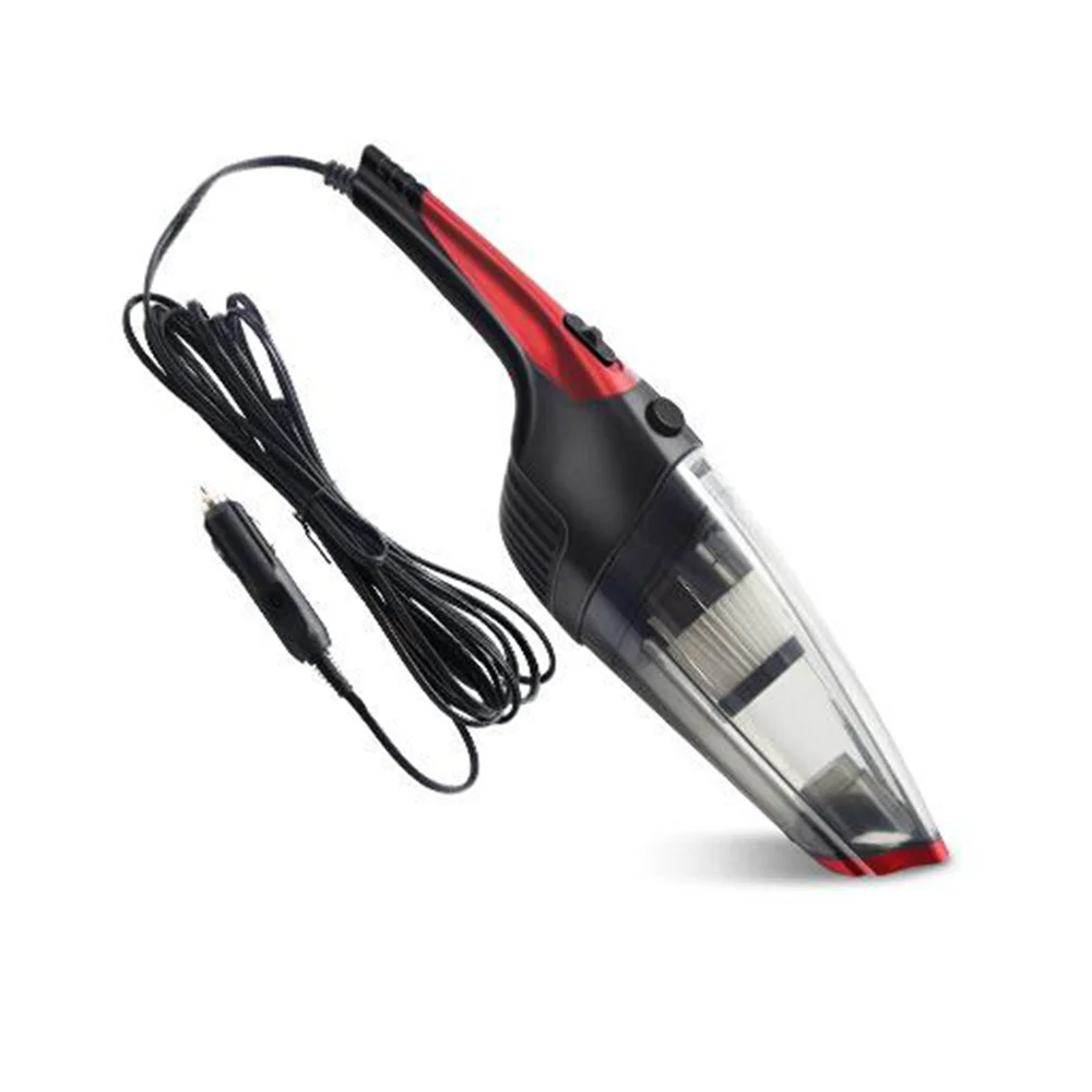 Portable Handheld 6000pa Suction Car Vacuum Cleaner Mini Car Vacuum Cleaner High Suction Power Cigarette Lighter Cable