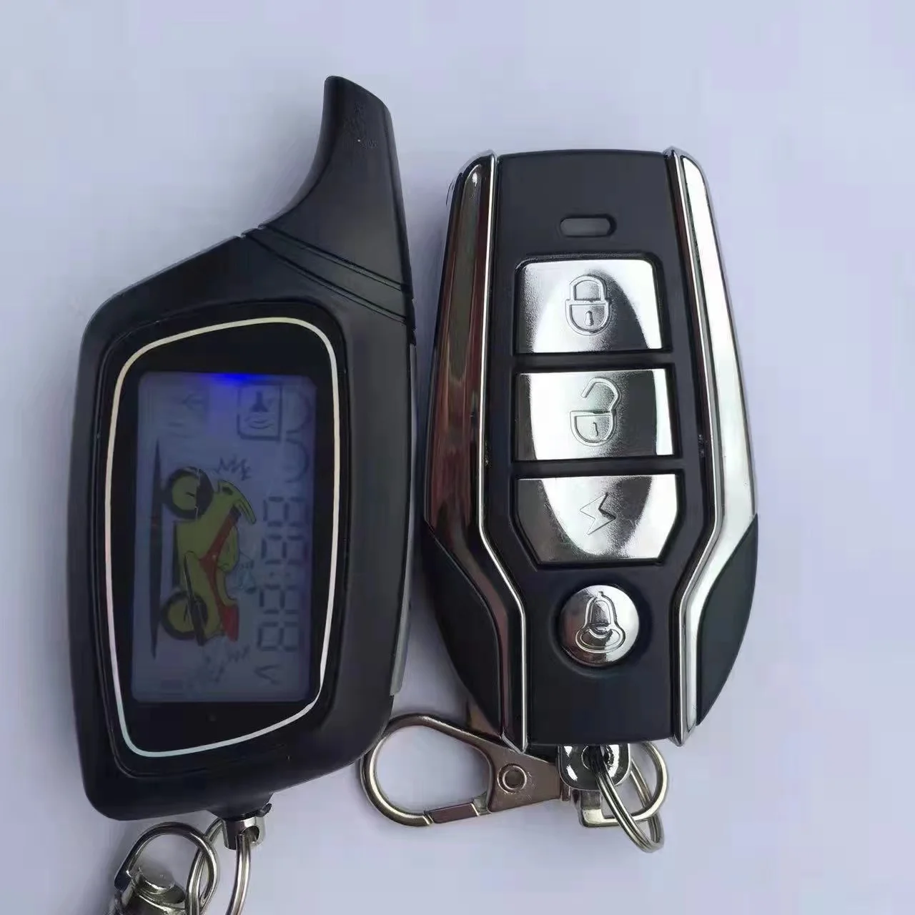 Universal Car Alarm Anti-hijacking  2 Way Smart Keyless Entry Motor Security System