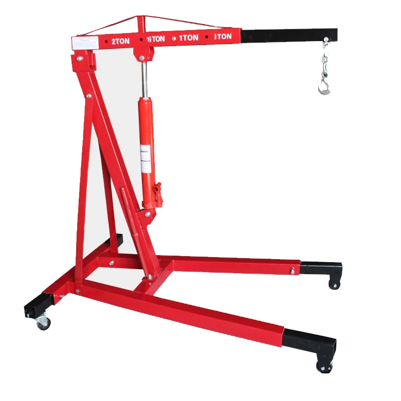 High Quality Workshop Engine Support Rod Hydraulic Press Regular Engine Crane 2 Ton